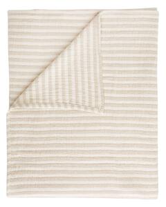 Bavlněná deka v přírodní barvě 150x200 cm Cotton Muslin Stripe – Bianca