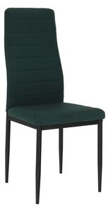 Jídelní židle Toe nova (smaragdová + černá). Vlastní profesionální přeprava až k Vám domů 744535