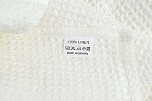 Snový svět Lněný ručník vaflový polobělený Rozměr: 45 x 65 cm