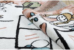 Dětský kusový koberec Skákací panák starorůžový 160x220cm