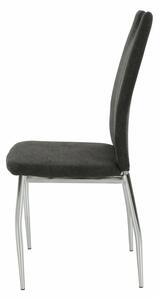 Jídelní židle Odile new (hnědošedá + chrom). 744567