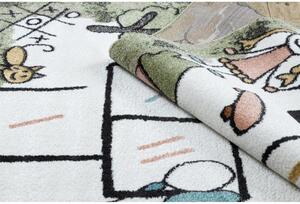Dětský kusový koberec Skákací panák zelený 160x220cm