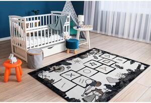 Dětský kusový koberec Skákací panák černý 120x170cm