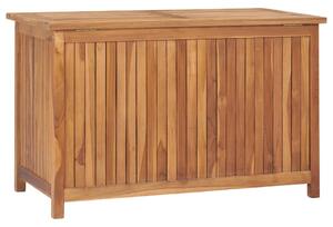 Zahradní úložný box - masivní teakové dřevo | 90x50x58 cm