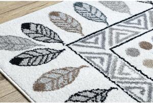 Dětský kusový koberec Pro indiány krémově bílý 140x190cm