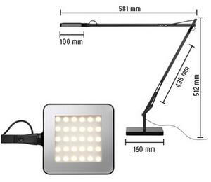 Flos - Kelvin Stolní Lampa LED White - Lampemesteren