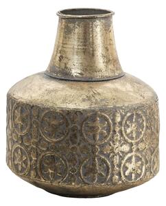 Zlatá antik dekorační váza Vanna - Ø 19*22 cm