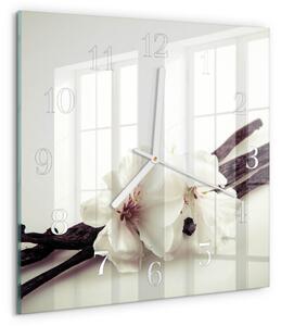 Skleněné hodiny Vanilka zskb-30x30-00085722