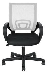 Kancelářská otočná židle s područkami ve více barvách-bílá