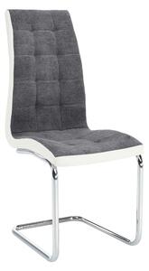 Jídelní židle Santa new (tmavě šedá + bílá). Vlastní profesionální přeprava až k Vám domů 772783