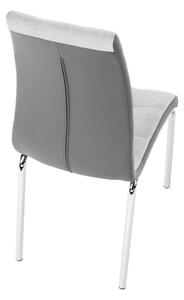 Jídelní židle Gerda new (světlešedá + tmavě šedá). 772787
