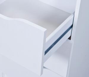 Komoda/noční stolek Westphalen, bílý