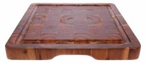 Dřevěné servírovací a krájecí prkénko z akáciového dřeva - 30*30cm