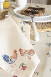 Bavlněný běhoun na stůl Chicken and Rooster - 50*160 cm
