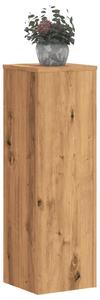 Stojany na rostliny 2 ks dub artisan 25 x 25 x 80 cm kompozit