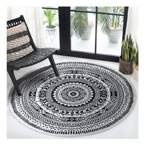 Kusový koberec Matto krémově šedý kruh 120cm