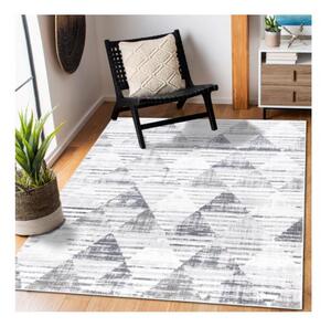 Kusový koberec Geometrický šedý 80x150cm