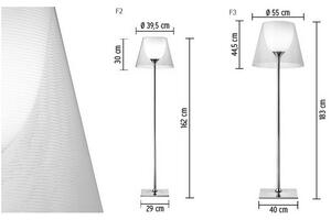 Flos - KTribe F2 Stojací Lampa Transparent - Lampemesteren
