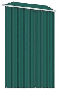 Zahradní kůlna Stigler na dříví - pozinkovaná ocel - 245x98x159 cm | zelená