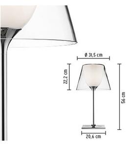 Flos - KTribe T1 Stolní Lampa Sklo Transparent - Lampemesteren