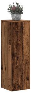Stojany na rostliny 2 ks old wood 25x25x80 cm kompozitní dřevo