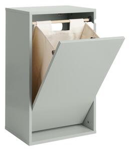 Šedomodrý nástěnný koš na prádlo Laundry Box – ReCollector