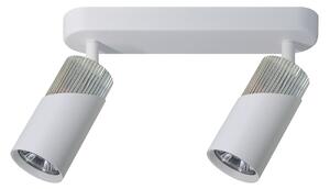 Bodové svítidlo Neo, 2x bílé/chromové kovové stínítko, w