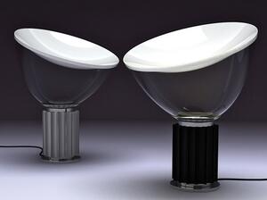 Flos - Taccia Small Stolní Lampa Silver - Lampemesteren
