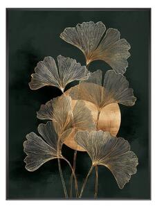 Tištěný obraz s rámem 60x80 cm Gold Ginkgo – Styler