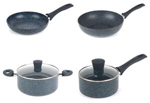 Russell Hobbs Hliníkový hrnec / Rendlík / Pánev / Pánev WOK Nightfall Collection Blue Marble (100354058)