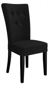 Čalouněná jídelní židle ST67 + klepadlo, Barva:: černá, Barva: černá, Potah: Magic Velvet 2217 Mirjan24 5903211143205