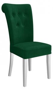 Jídelní židle ST65, Barva: bílý polomatný, Potah: Magic Velvet 2258 Mirjan24 5903211143151
