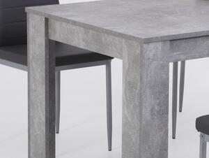 Jídelní set Simone, imitace šedý beton