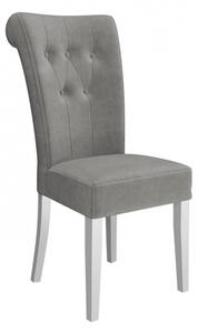 Jídelní židle ST65, Barva: bílý polomatný, Potah: Magic Velvet 2219 Mirjan24 5903211143120