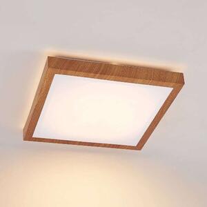 Lindby - Vaino LED Stropní Lampa L37,5 Light Wood/WhiteLindby - Lampemesteren