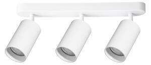 Bodové svítidlo Pipe, 3x bílé kovové stínítko, w