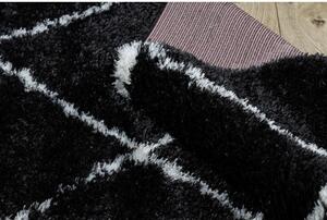 Kusový koberec shaggy Flan antracitový 180x270cm