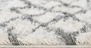 Kusový koberec shaggy Aron krémově šedý 2 60x100cm