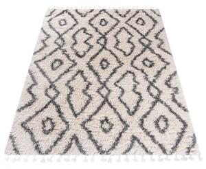 Kusový koberec shaggy Daren krémově šedý 2 60x100cm