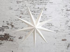 Bílá papírová hvězda Vintage - 90 cm