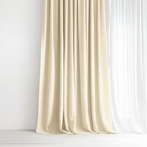 Goldea dekorační exkluzivní závěs - zlatý se třpytkami 140x135 cm