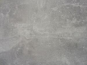 Věšákový panel s botníkem Stone, šedý beton/bílý