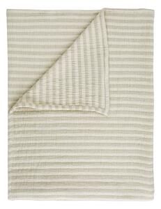 Zelená bavlněná deka 150x200 cm Cotton Muslin Stripe – Bianca