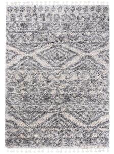 Kusový koberec shaggy Acama krémově šedý 60x100cm