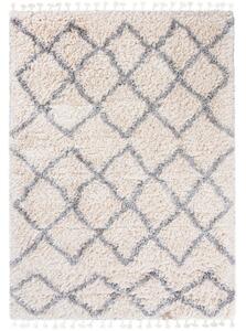Kusový koberec shaggy Axaya krémový 80x150cm