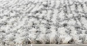 Kusový koberec shaggy Atika krémově šedý 140x200cm