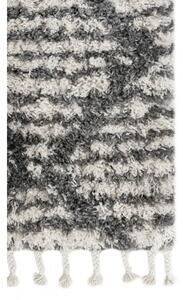Kusový koberec shaggy Atika krémově šedý 120x170cm