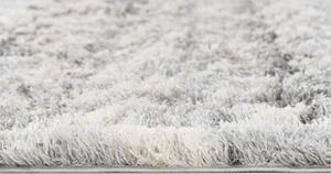 Kusový koberec shaggy Apache světle šedý 80x150cm