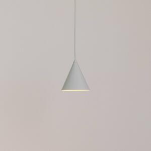 Nowodvorski Lighting Závěsné světlo ZENITH, světle šedé, Ø 11 cm, kov, GU10, stmívatelný, Hliník / šedá / zinek, Obývací pokoj / jídelna, kov, Moderní