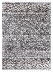 Kusový koberec shaggy Alsea šedý 80x150cm